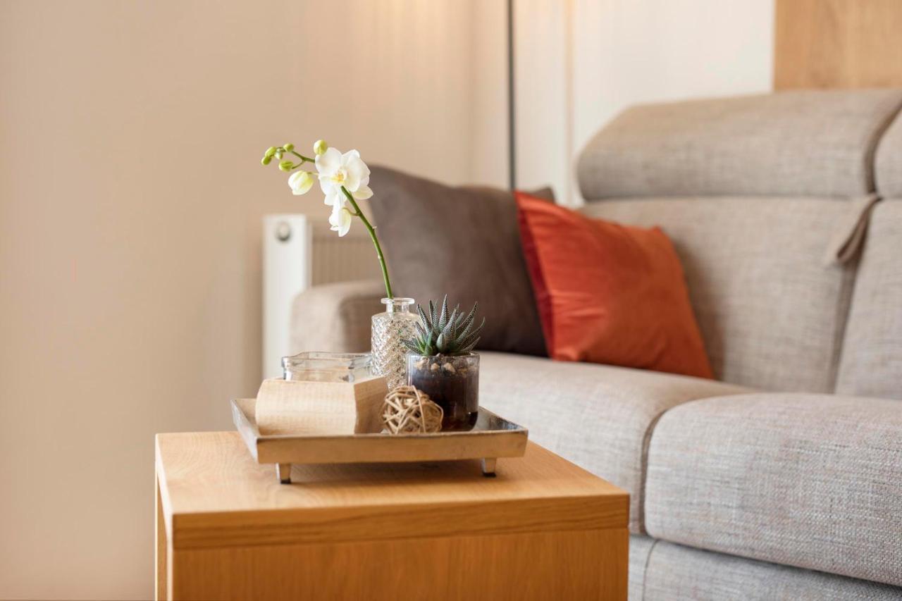 Brantenhof Ferienwohnung Vinea Cortaccia Buitenkant foto
