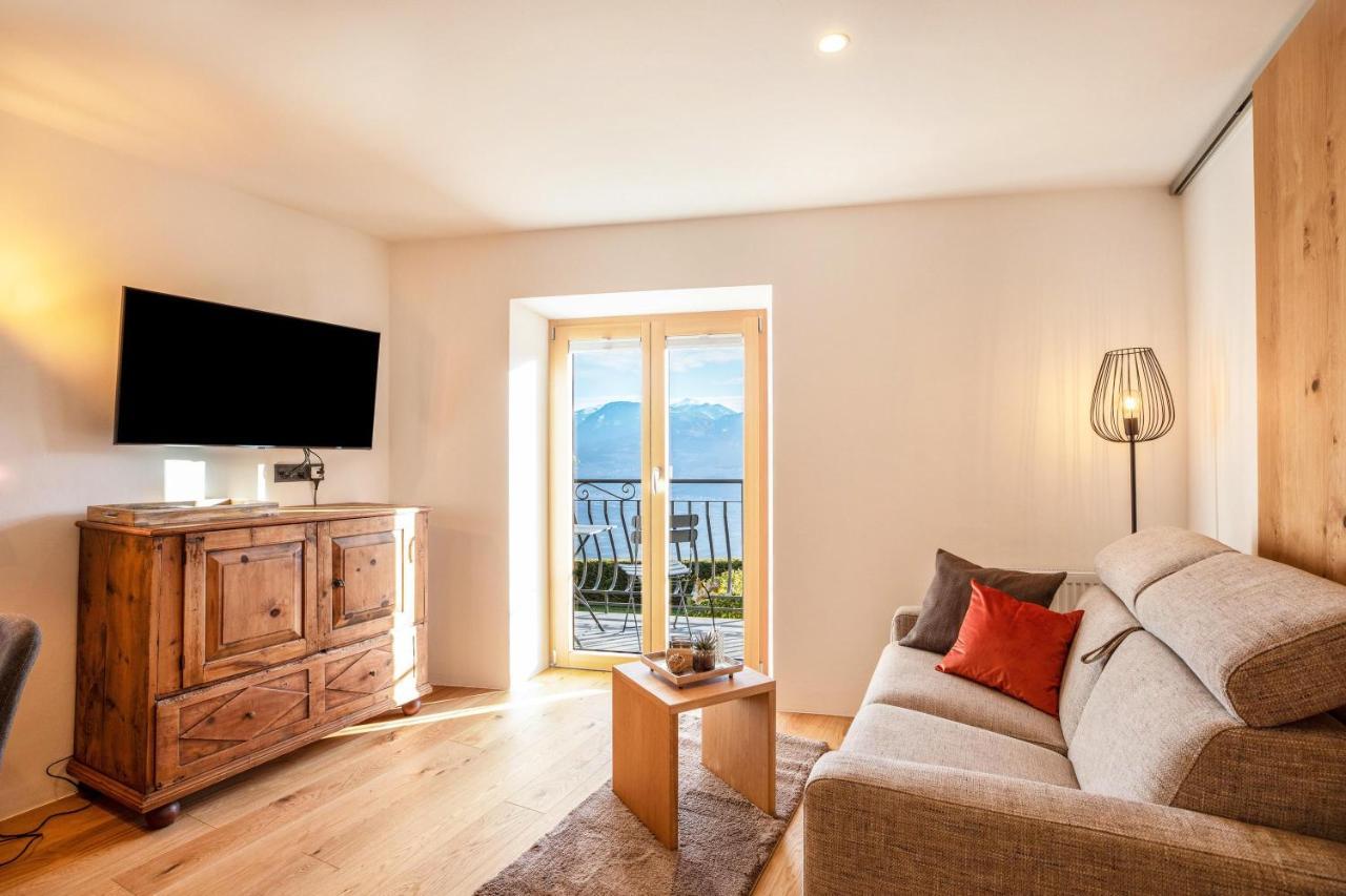 Brantenhof Ferienwohnung Vinea Cortaccia Buitenkant foto